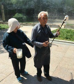Old man playing violin Old man playing violin
