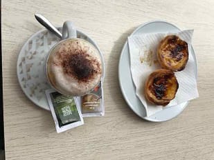 Coffee and Pastel Coffee and pastel da nata
