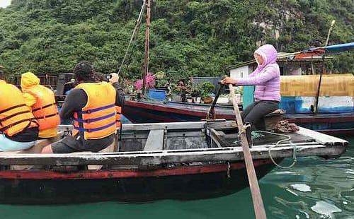 Cua Van floating Village Halong Bay